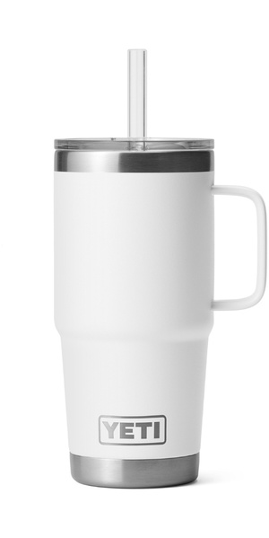 2026 YETI Rambler® 25 OZ Taza Con Pajita 70000002295 - White